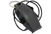 Fox 40 Sharx Whistle and Lanyard (Black) (One Size)