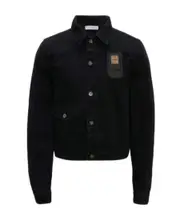 JW Anderson Sim Card Buttoned Long-Sleeved Trucker Jacket S,XL Black