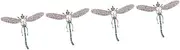 [WOFASHPURET] Pcs Fashionable Metal Dragonfly Brooch Lapel Pin Women's Scarf Pin Bead Brooch Women's Decorative