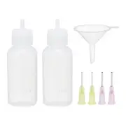 30ml 1oz Needle Oiler,2Pcs Glue Applicator Bottle with 4Pcs Stainless Needle Tip