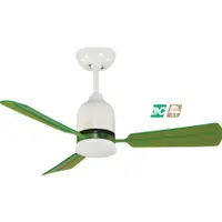 在飛比找蝦皮購物優惠-吊扇36吋 綠炫白  DC吊扇 直流變頻 吊扇燈  LED 