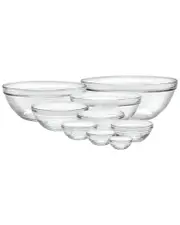Duralex Gigogne Stackable 9pc Mixing Bowl Set