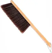 BEANPRECOY Counter Duster with Wood Handle Hand Brush Broom Bench Horse Hair Brush Dust Brush Bench Woodworking Brush Brushes Used for Counter Gardening Furniture Car Drafting Patio Fireplace Cleaning