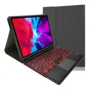 Bluetooth Keyboard Tablet Case For Ipad Pro 11 Detachable Touch Leather Holder Pen Slot Black