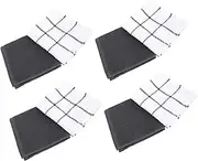 Mikinona 8Pcs Cotton Kitchen Dish Towels Absorbent and Quick Drying Tea Towels and for Home Cleaning and Dish Washing
