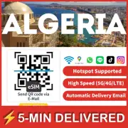 [eSIM] Algeria eSIM Roaming Travel Dato eSIM Card Tarjeta eSIM Argelia Viajes