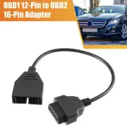 OBD1 12-Pin to OBD2 16-Pin Adapter Diagnostic Tool Adapter Connector for GM
