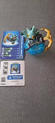 Anchors Away Gill Grunt -Activision SKYLANDERS 2013 Superchargers with QR card