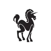 Unicorn Drawing Art - Vinyl Decal Sticker - Multiple Color & Sizes - ebn706