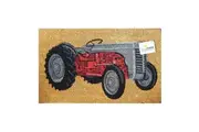 Solemate Latex Backed Coir Ferguson Tractor 45x75cm Slimline Outdoor Doormat