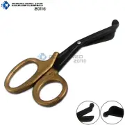Fluoride Coated Medical Scissors, EMT and Trauma Shears Paramedic Gold 7.25''