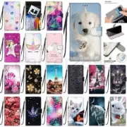 For iPhone 12 11 Pro XR XS MAX SE2 8 7 6 Plus Pattern Leather Wallet Case Cover