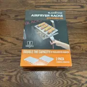 Blackstone Stainless Steel Air Fryer Racks Trivet with Foldable Legs, 2-Pack