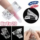 Up To 20 Pcs Nail Tips ClipROuick Building Poly UV Builder Gel Extension ClampFZ