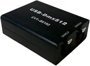 Xuegier USB-DMX Controller Stage Lighting DMX512 Controller Support MA OnPC Freestyler+3D DJ USB DMX Interface