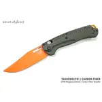 BENCHMADE TAGGEDOUT® 碳纖柄全橘刃折刀 -CPM-MAGNACUT 鋼(CERAKOTE® 處理)