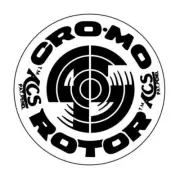 ACS - 45 Cromo ROTOR stem decal - BLACK - Old school bmx