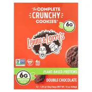 Lenny & Larry's, The Complete Crunchy Cookies®, Double Chocolate, 12 Bags, 1.25 oz (35 g) Each