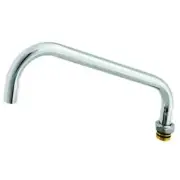 T&S Brass 112X 10" Big-Flo Swivel Spout w/ Plain End Outlet