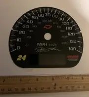 Jeff Gordon Speedometer Decal Nascar #24 Hendrick Motor sports Chevrolet