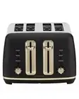 Morphy Richards Ascend Soft Gold Black Adjustable 4 Slice Toaster 2000W