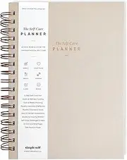 The Self-Care Planner - Best Daily/Weekly Agenda to Achieve Goals & Live Happier - Gratitude Journal, Track Fitness, Wellness, Mood, Health, Meals, Increase Productivity - Undated, 6-Month Onyx