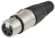CONNECTOR 4 POLE XLR SOCKET 4APF/M - FC6150