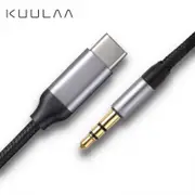 Usb C To 3.5Mm Aux Headphones Type Jack Adapter For Huawei Xiaomi Dark Gray 1M Cables & Adapters