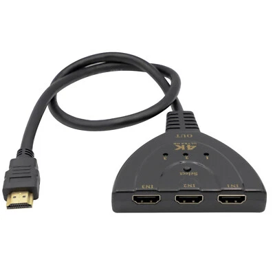 3 in 1 out HDMI converter Auto 4K 1080P HDMI Switch Switcher for PS4 PRO XBox