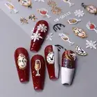 Holiday Nail Stickers Christmas Nail Stickers Holiday Nail Stickers for Diy