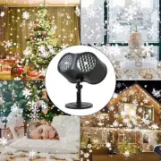 Christmas Snowflake Projector Light Outdoor LED Moving Snowfall Light Landscape