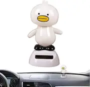 Dancing Dashboard Decorations,Solar Cartoon Chick Ornament Swinging for Dashboard - Cute Animal Figure Automotive Trim for Road Trip Joy for Bedside Table, Verandah