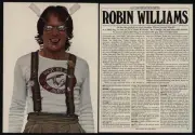 1979 ROBIN WILLIAMS Mork 6 Page Magazine Article & Photos