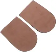KOMBIUDA 1 Pair Invisible Inner Heightening Insole Heel Lifts for Shoes Invisible Heel Lift Inserts Height Increase Heel Cushion Height Increase Insole Heel Cushion Inserts Brown Rubber