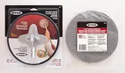 Hyde Radial Sander Kit, 9-Inch with Abrasive Sanding Net, 240 Grit. Large Area Sanding with Pivoting Hinge. Fast Change Sheet with Hook and Loop Feature. Lightweight, No Flipping, Circular Design