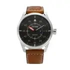 Original Citizen Eco-Drive Aviator Power Reserve Watch Men Leather Band 44mm
