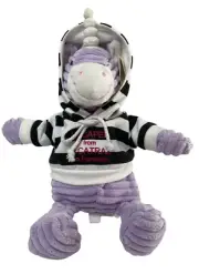 Unipak Kordy 12" Ribbed Purple Unicorn Plush Stuffed Animal Alcatraz SF Hoodie