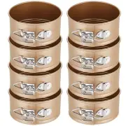 8 Pcs 4 Inch Springform Pan Mini Springform Pan Small Leakproof Round Cake Pa...