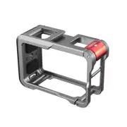Aluminu Video Rig Cage for Action Cameras Protective Frame with Cold Shoe Mount