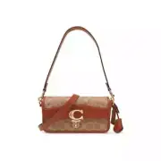 Coach Studio Baguette Bag in Signature Coated Canvas Women's Shoulder Bag