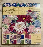 Graphic 45 ***BLOSSOM*** 8x8 Paper Pad RETIRED 2020 Brand NEW Flowers SPRING