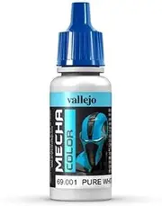 Vallejo Vallejo Mecha Colour Pure White 17ml Acrylic Paint Miniatures