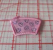 Girl Guide Semi Circle Badge - light pink