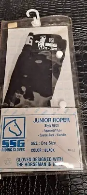 SSG RIDING GLOVE Black Junior Roper Right hand single glove one size 0900