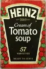HEINZ Rustic Look Vintage Tin Metal Sign Man Cave, Shed-Garage & Bar