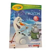Bendon Crayola Coloring Book w/ Stickers Disney Frozen Together We Shine 96 pgs
