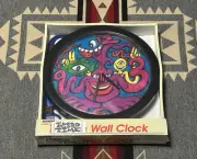 Keith Campbell Clock 10” Digitech Twisted Time Art 90s Vtg NIB T24