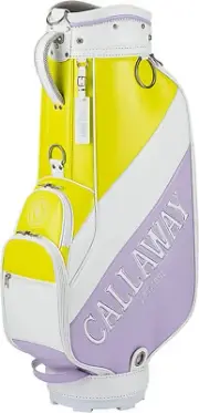 Callaway Golf Ladies Caddy Bag CRT SPL 23 JM 8.5 x 46 inch 3.1kg Purple Yellow