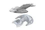 Star Trek Unpainted Cardassian Keldon/D'Kora Class Ships Combo 14y+