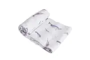 Little Unicorn - Single Cotton Muslin Swaddle - Narwhal